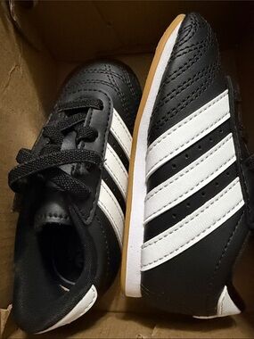 adidas Kids Taekwondo Lace CF E Shoes - Black/White/Gum 6K #43